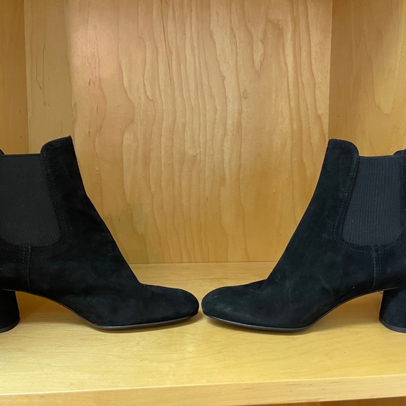 New AGL Suede Black Lisette Bootie Size 36.5 - Picture 4 of 11